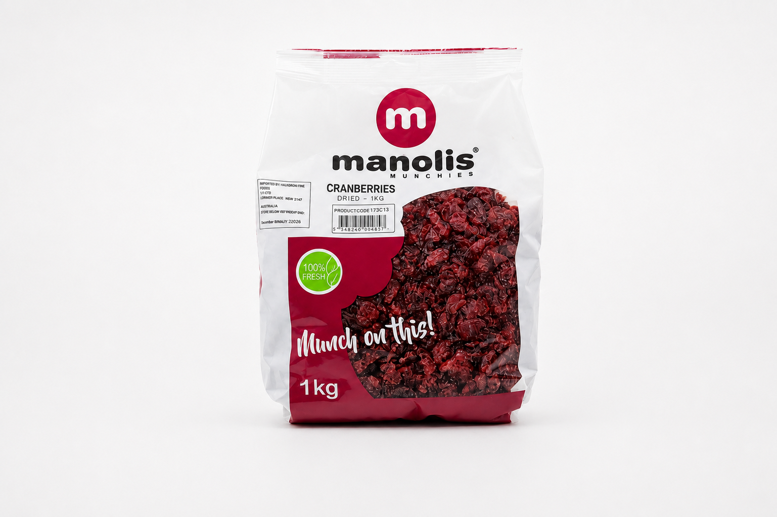 Cranberries Dried (Choice Grade)
