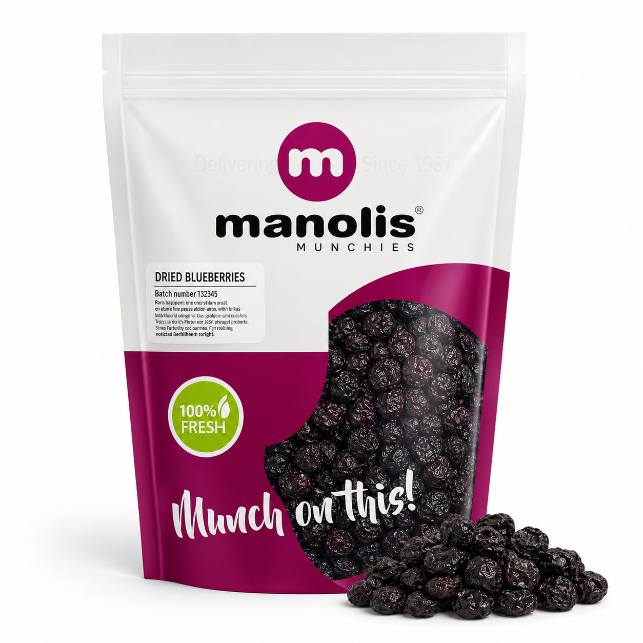 Wild Dried Blueberries