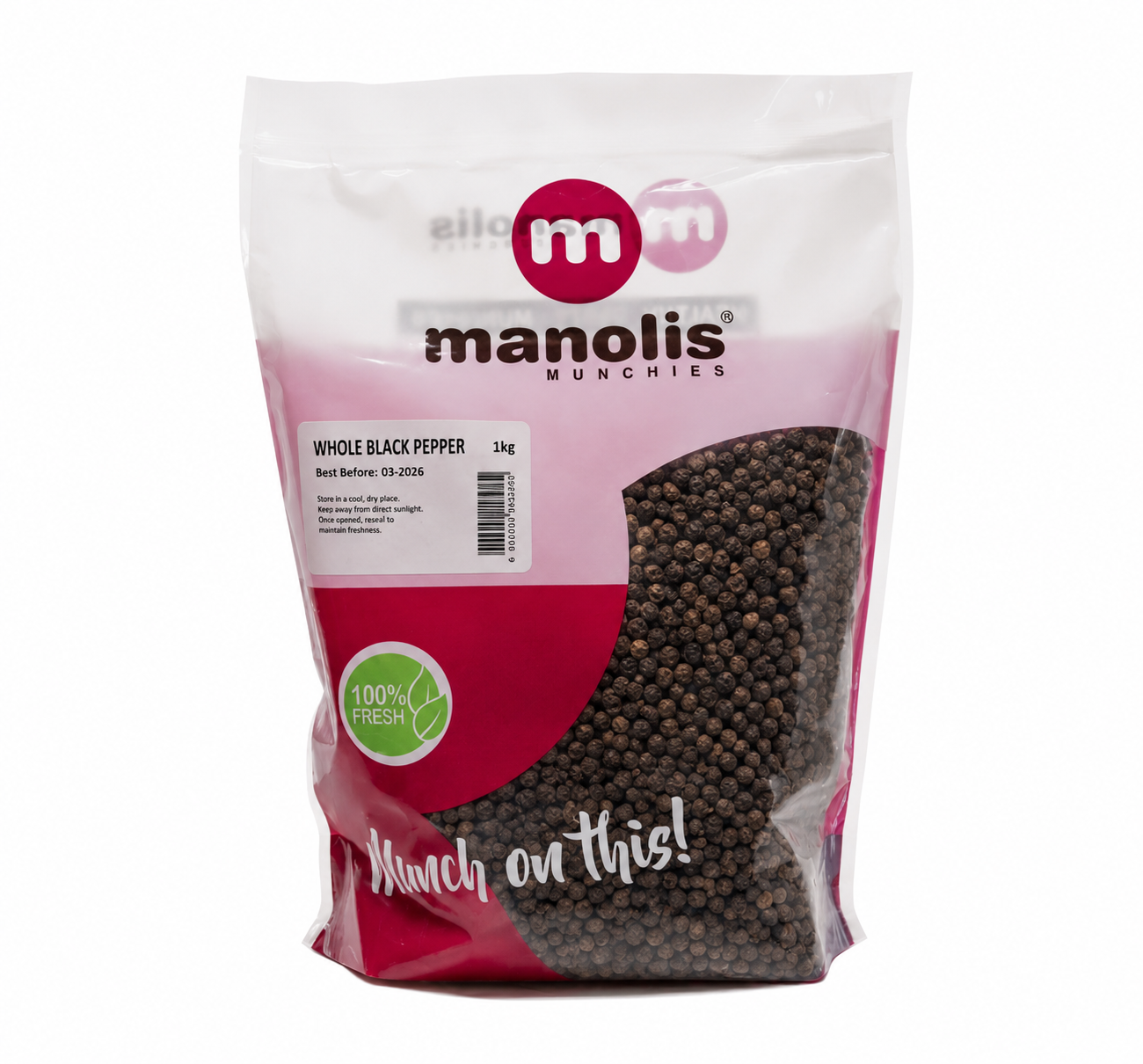 Whole Black Peppercorns